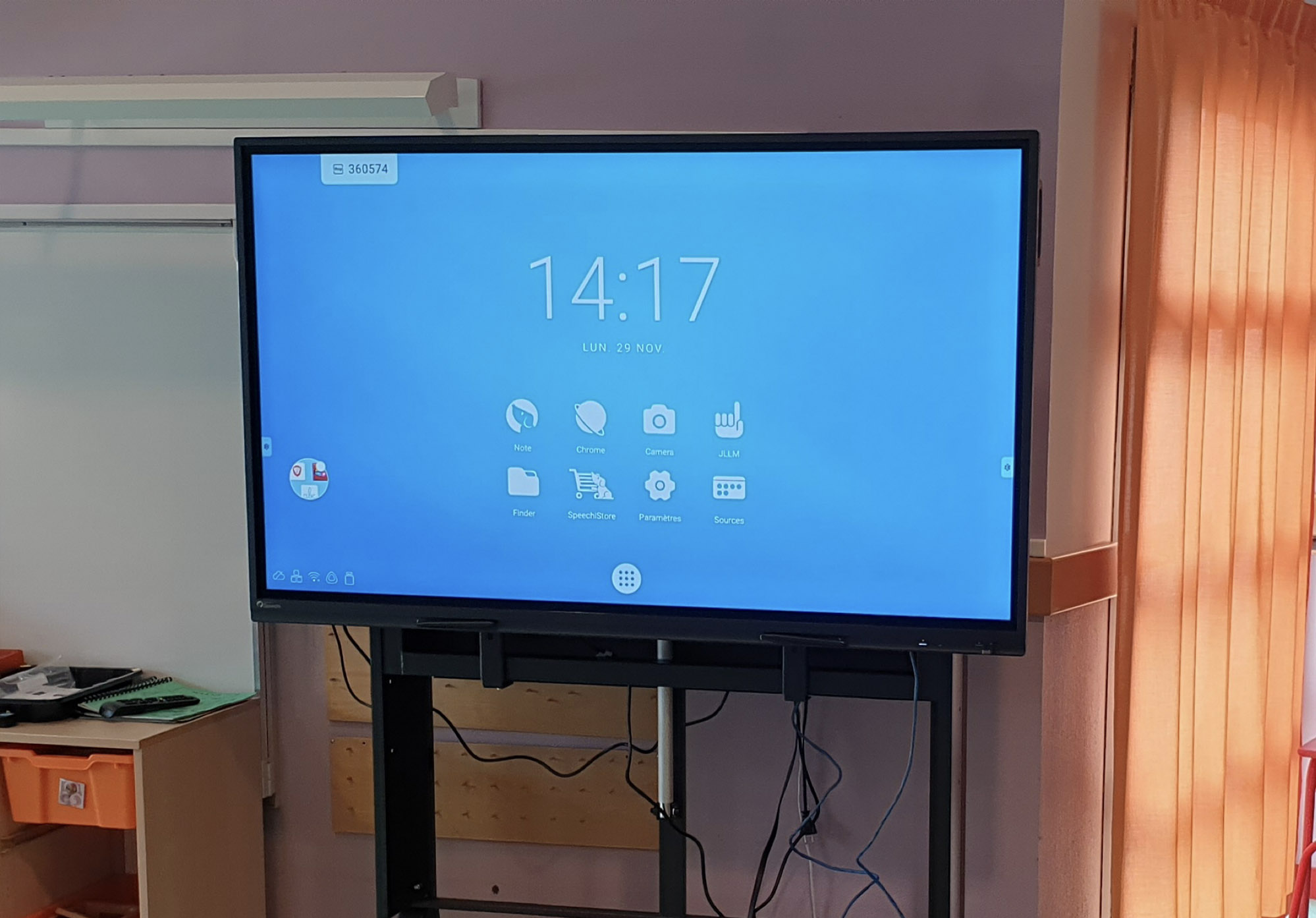 Écran interactif Speechi salle de classe par Médai bureautique Vannes